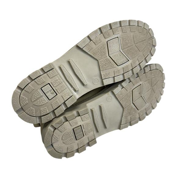 Rocket Dog Combat Boots Womens 11 Beige Canvas Lace Up Piper Memory Foam Comfort - Picture 7 of 9